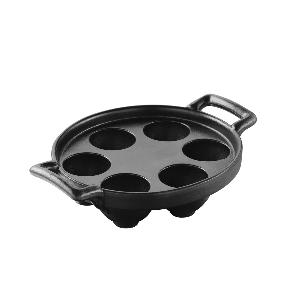 Schneckenpfanne schwarz 6 er Schneckenpfanne schwarz 6 er