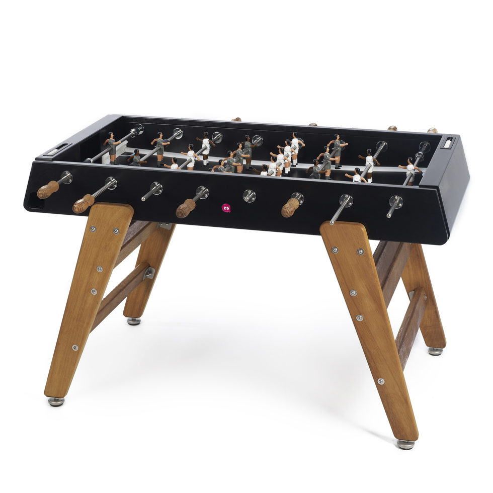 EL FUTBOL Tischfussball 
RS-3 Holz / schwarz 