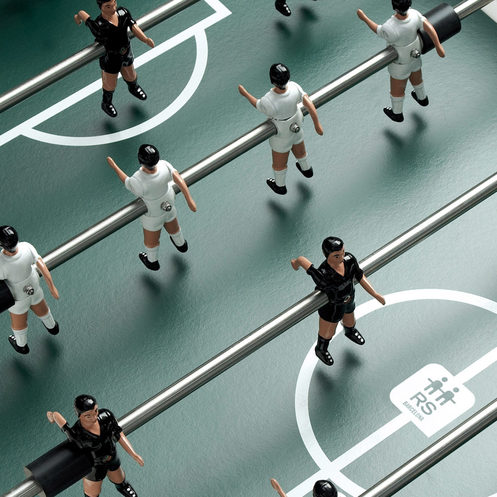EL FUTBOL Tischfussball 
RS-2 Inox gestrahlt 