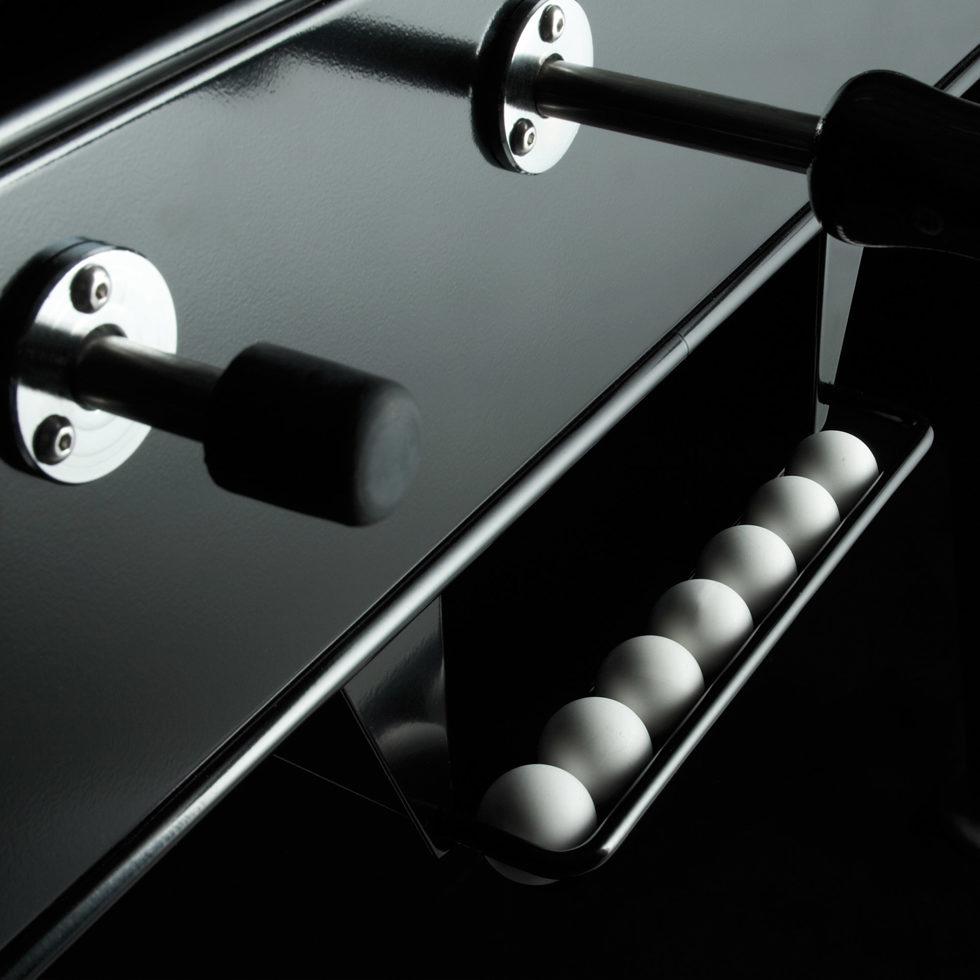 EL FUTBOL Tischfussball 
RS-2 Inox schwarz 