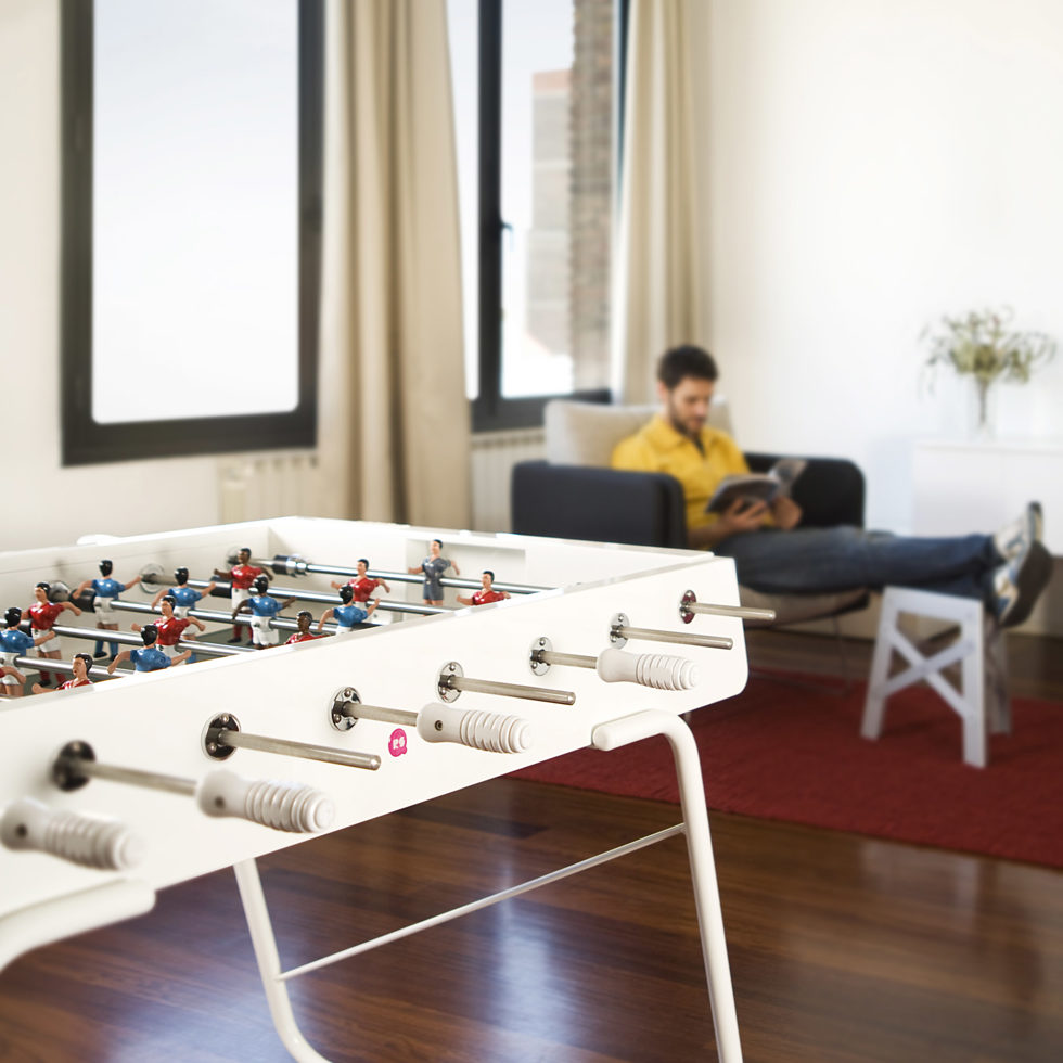 EL FUTBOL Tischfussball 
RS-3 weiss 
