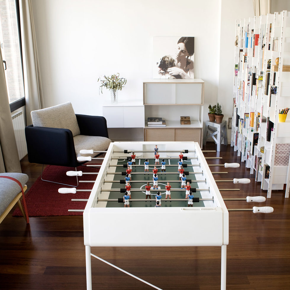 EL FUTBOL Tischfussball 
RS-3 weiss 