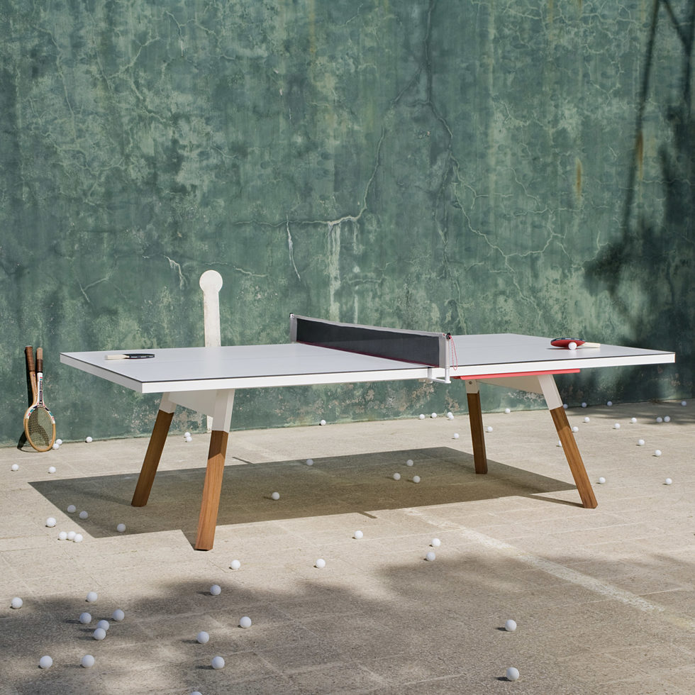 Pingpong-Tisch weiss
 Standard 274 cm 