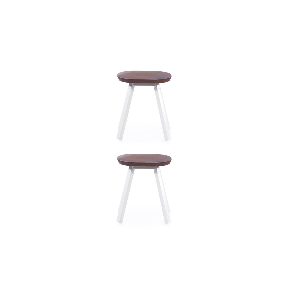 Stool white 50 cmSet of 2 Stool white 50 cmSet of 2
