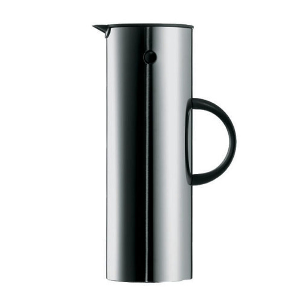 STELTON Thermos jug chrome 1lt. STELTON Thermos jug chrome 1lt.