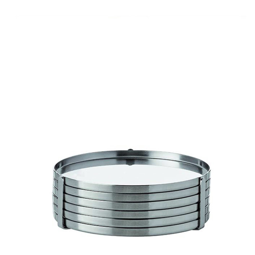 Glass coaster chrome Glass coaster chrome