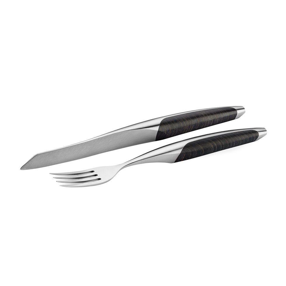 Steakbesteck Esche schwarz Set Steakbesteck Esche schwarz Set