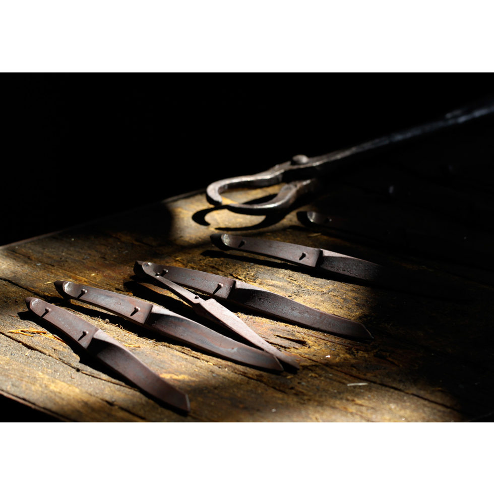Steakmesser Esche schwarz
 2er Set 