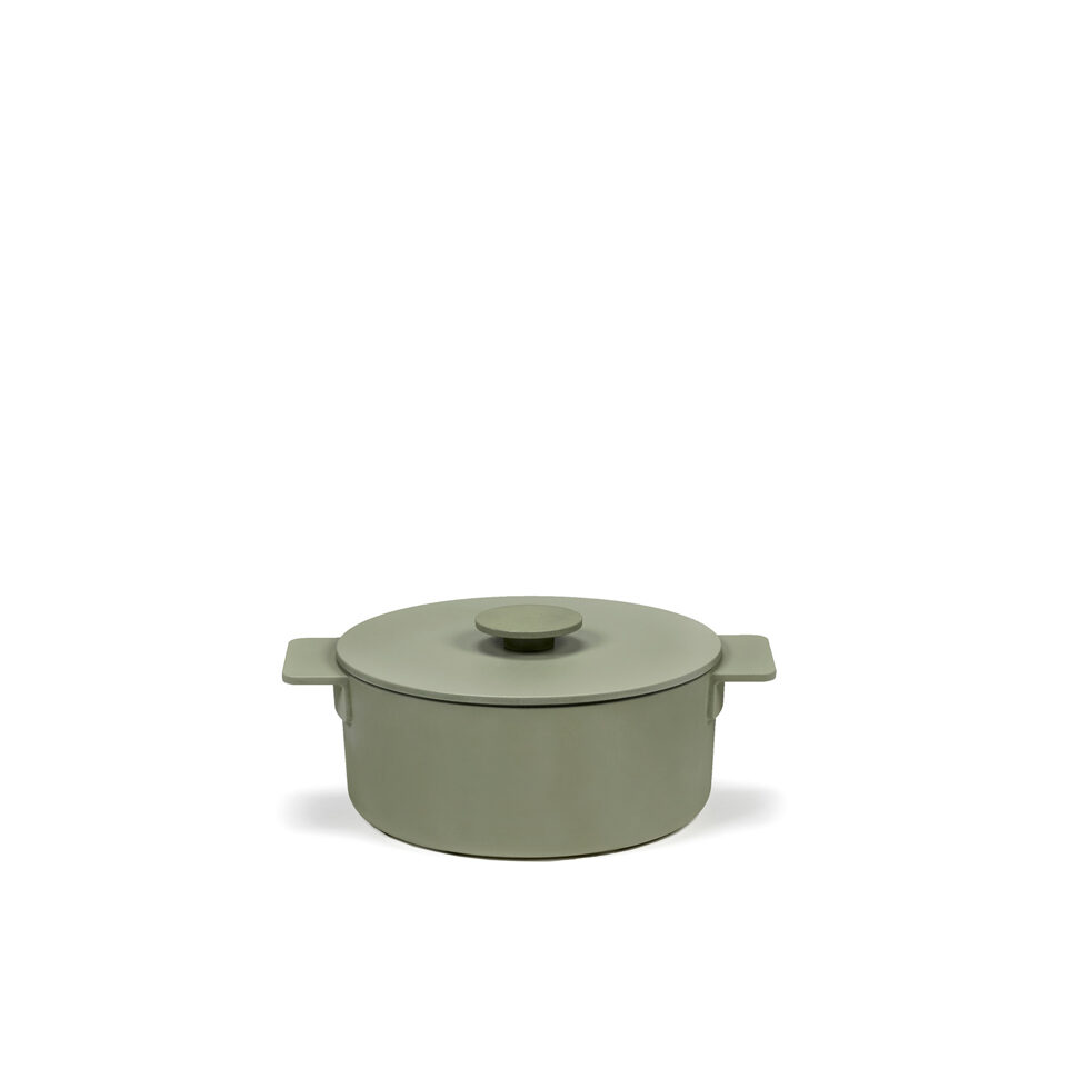Gusseisen Kochtopf 
grün 20 cm / 2 lt 