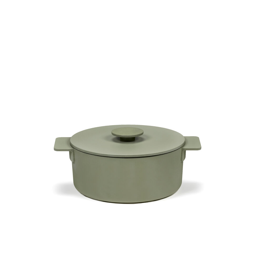 Gusseisen Kochtopf 
grün 23 cm / 3 lt 