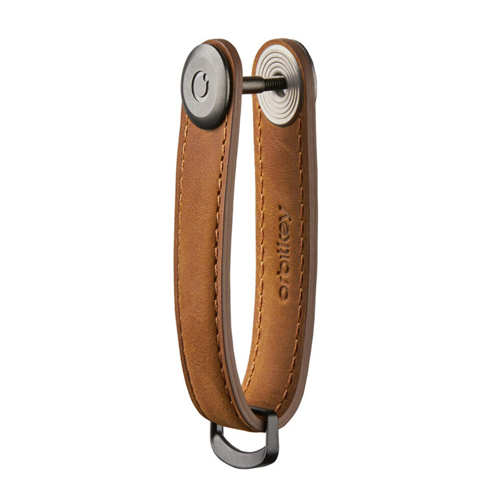 Schlüsselanhänger Orbit
dunkelbraun/ silber 
