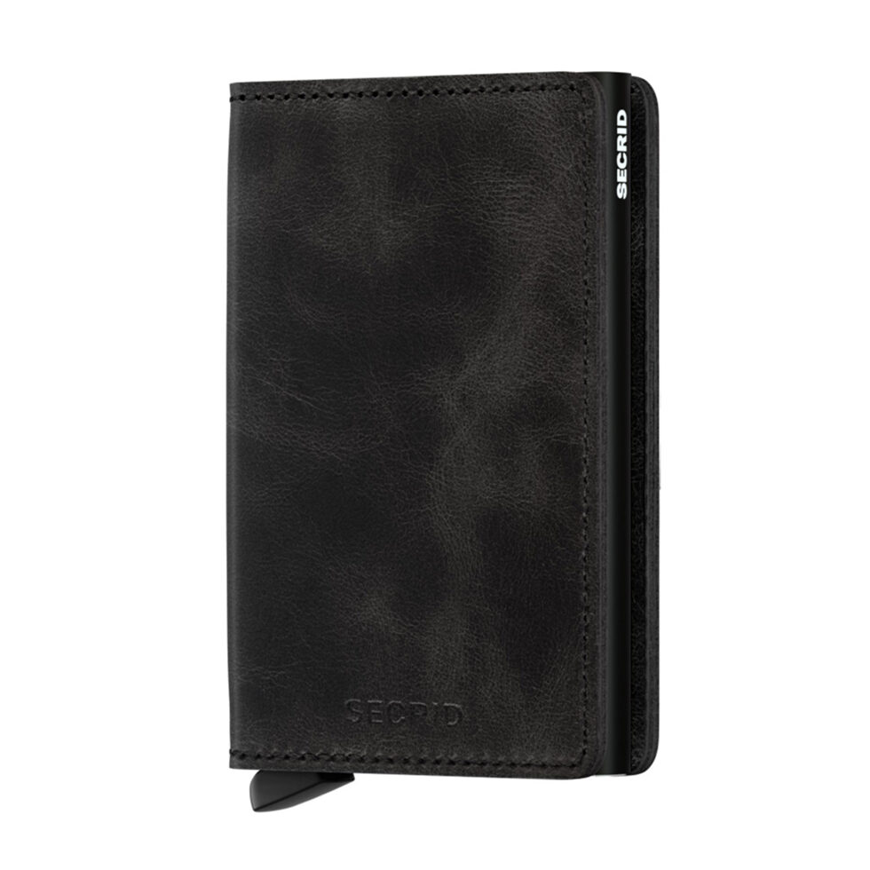 Slimwallet 
schwarz vintage 