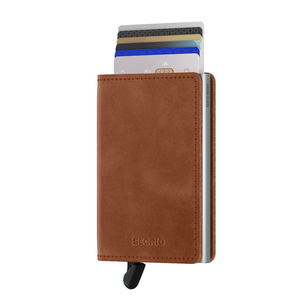 Slimwallet 
braun vintage 