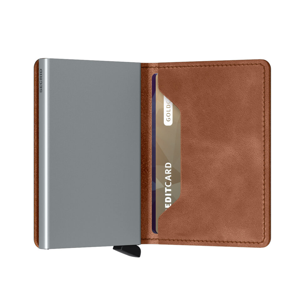 Slimwallet 
braun vintage 