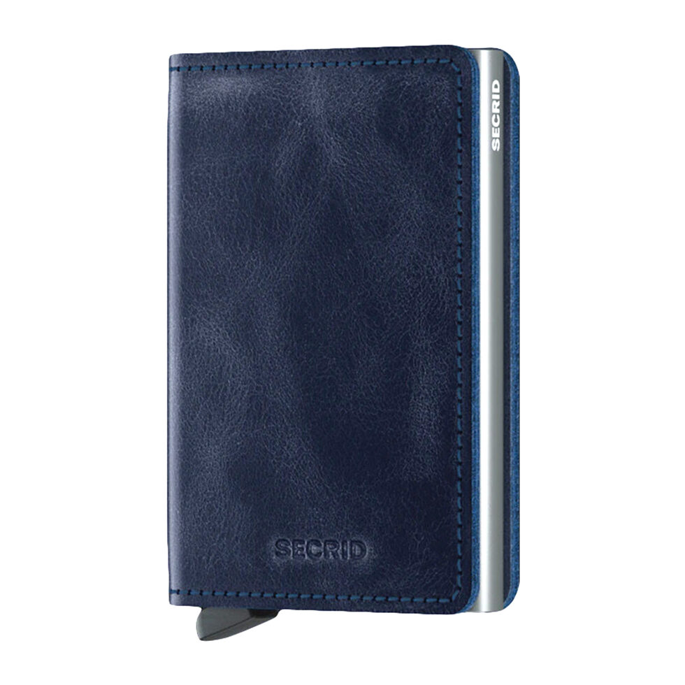 Slimwallet 
blau vintage 