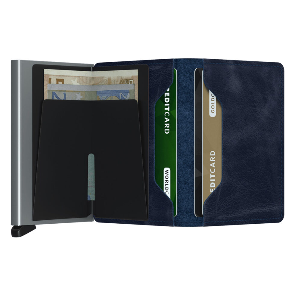 Slimwallet 
blau vintage 