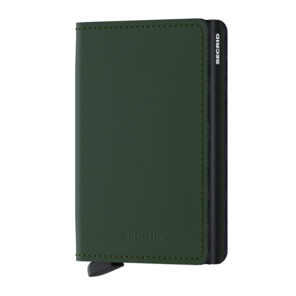 Slimwallet 
grün matt 