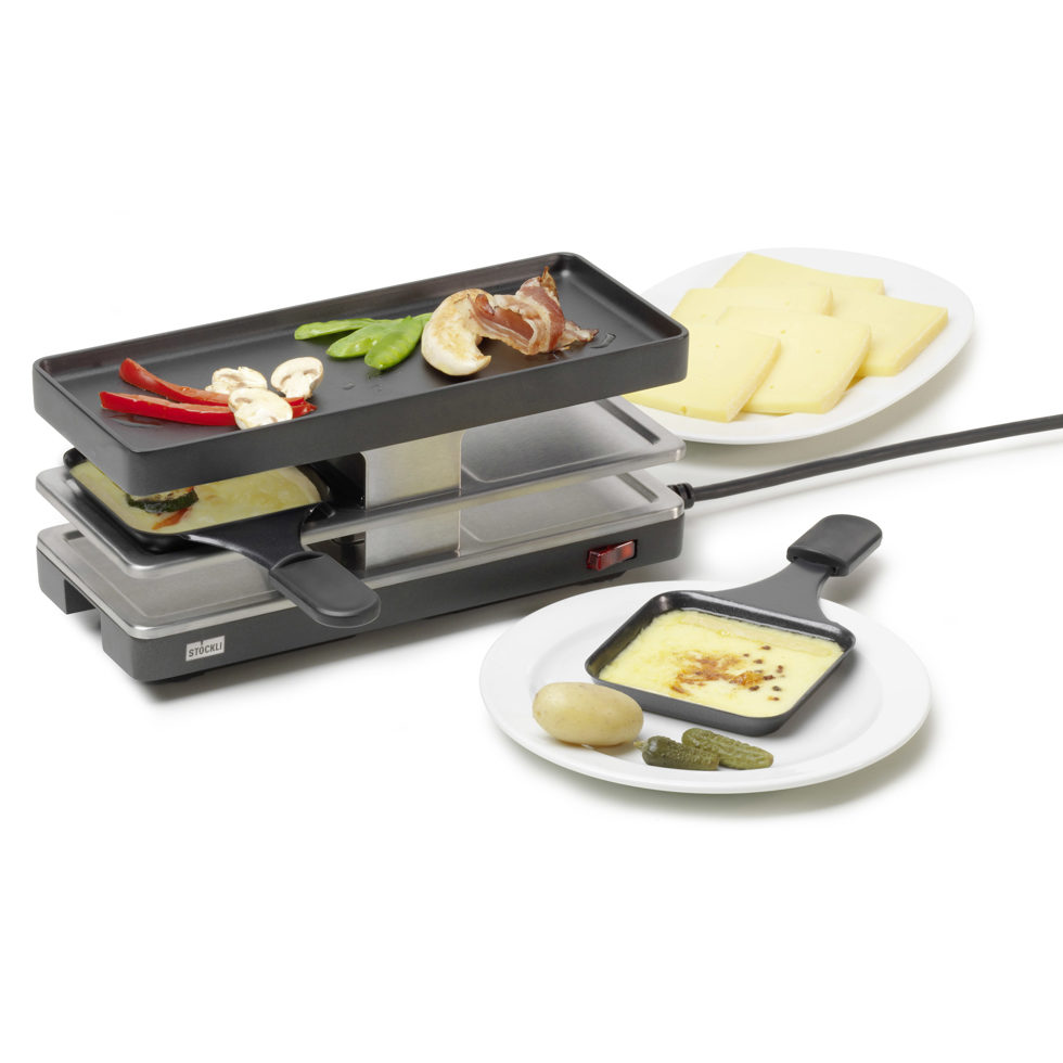 Raclette Twin Base black 