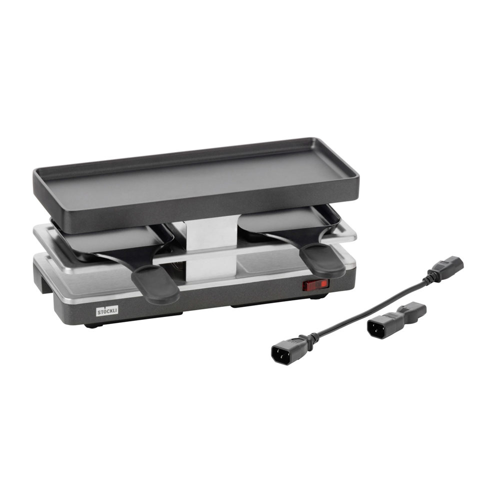 Raclette Twin Ergänzungsgerät schwarz 