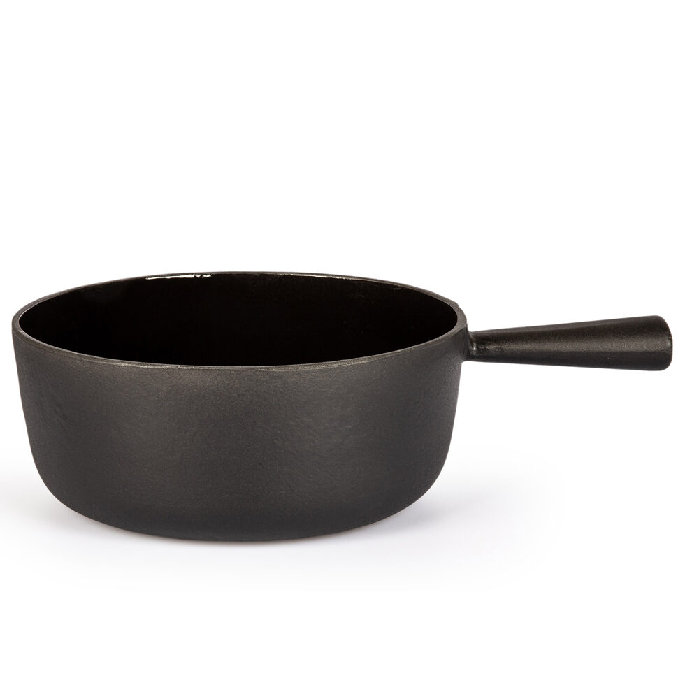 Fondue Caquelon 
24 cm, Gusseisen 