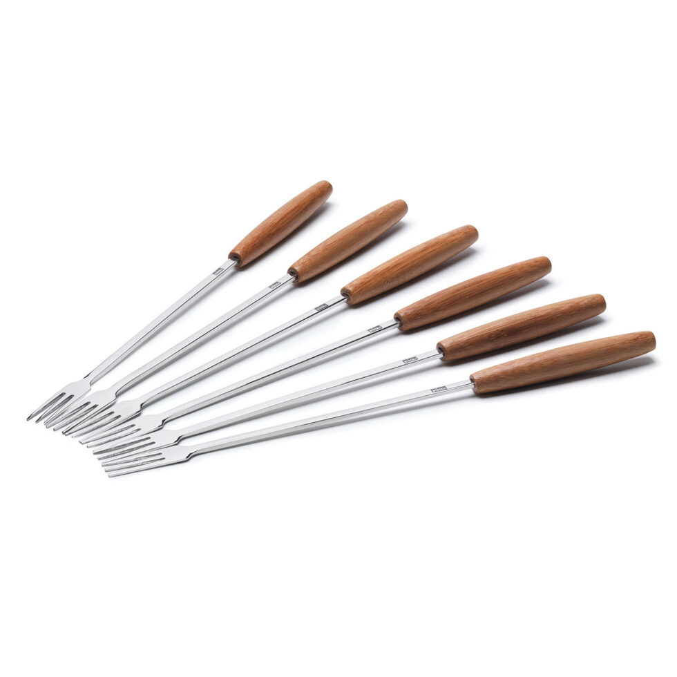 Käsefonduegabel mit Holzgriff
6er Set 