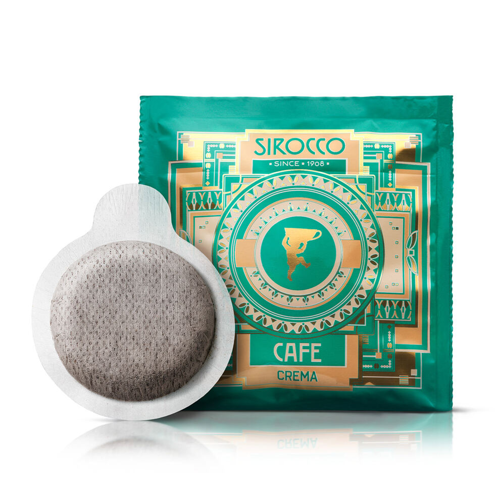 Sirocco Kaffee
Crema, 18 ESE-Pads Sirocco Kaffee
Crema, 18 ESE-Pads