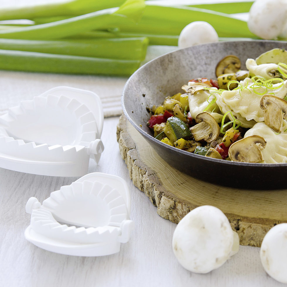 Maultaschenform mit Rezepten 3er Set 