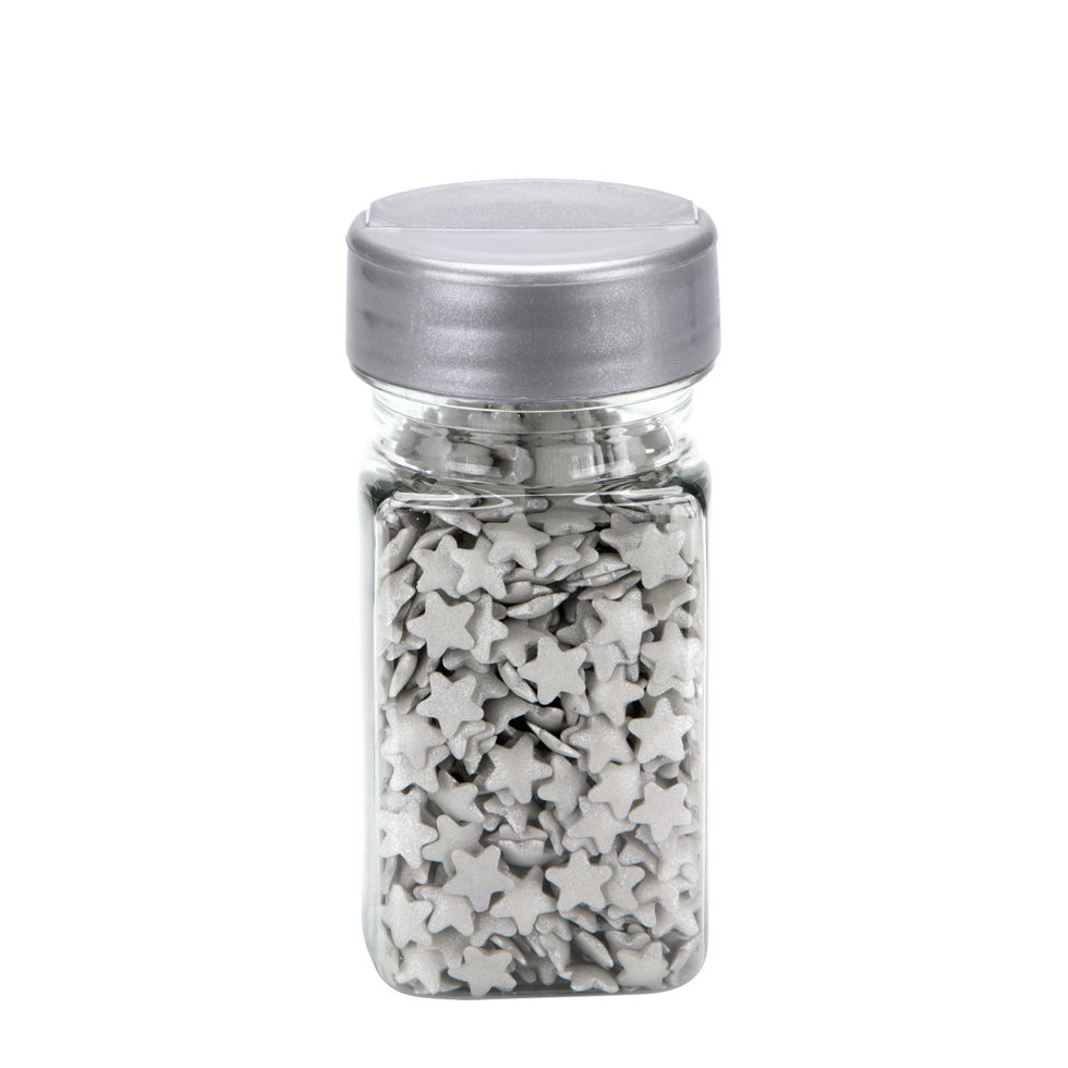 Streu Sterne silber 