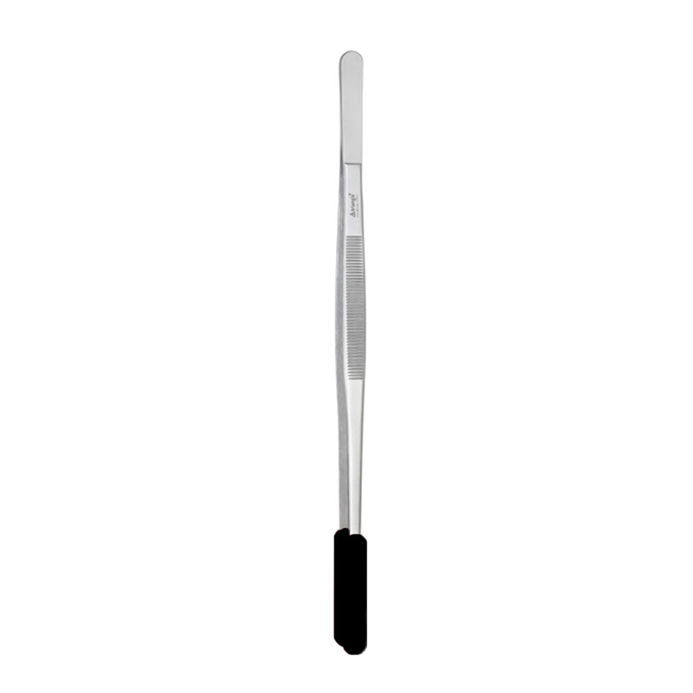 Tweezers straight 30 cm
with silicone tip Tweezers straight 30 cm
with silicone tip