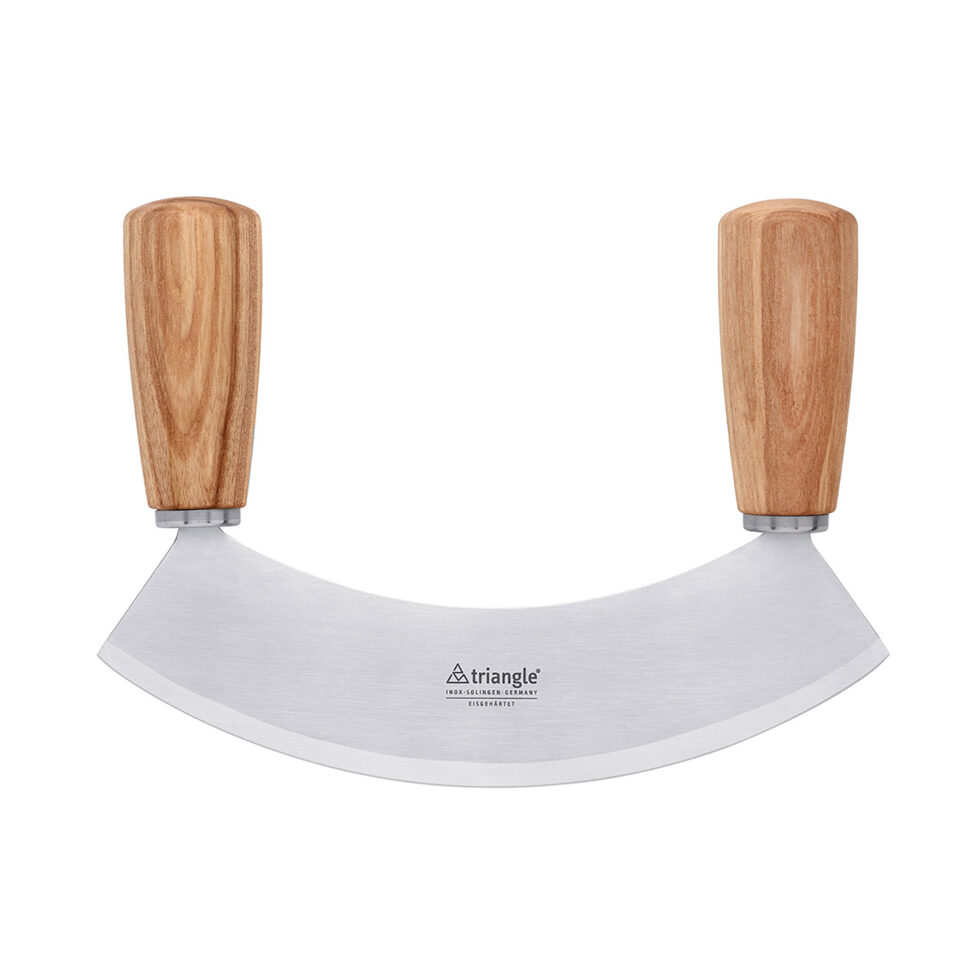 Wiegemesser 1-Klingig 
Holz 18 cm 