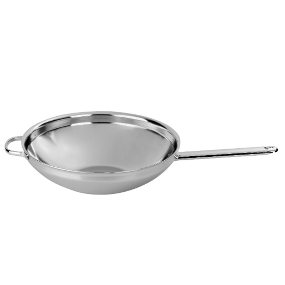 Wok rund mit Griff
36 cm Wok rund mit Griff
36 cm