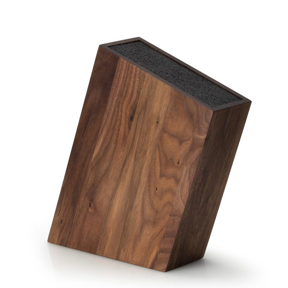 Knife block walnut Knife block walnut