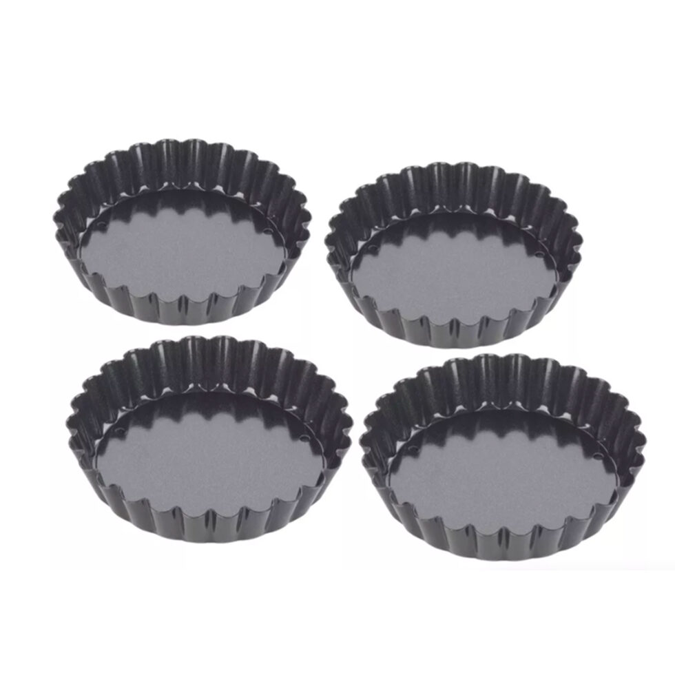 Wähenblech mit Hebeboden
4er Set, 10 cm 