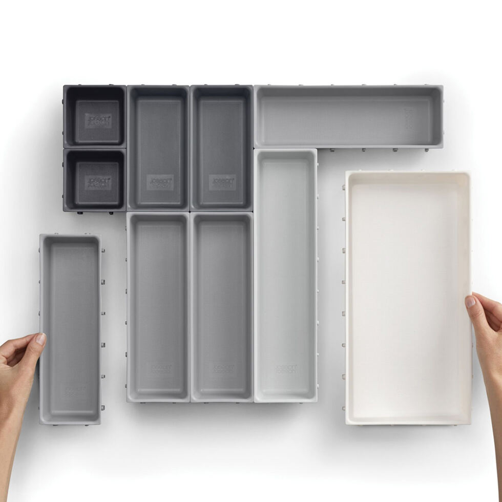 Kit de rangement
10 pièces, gris 