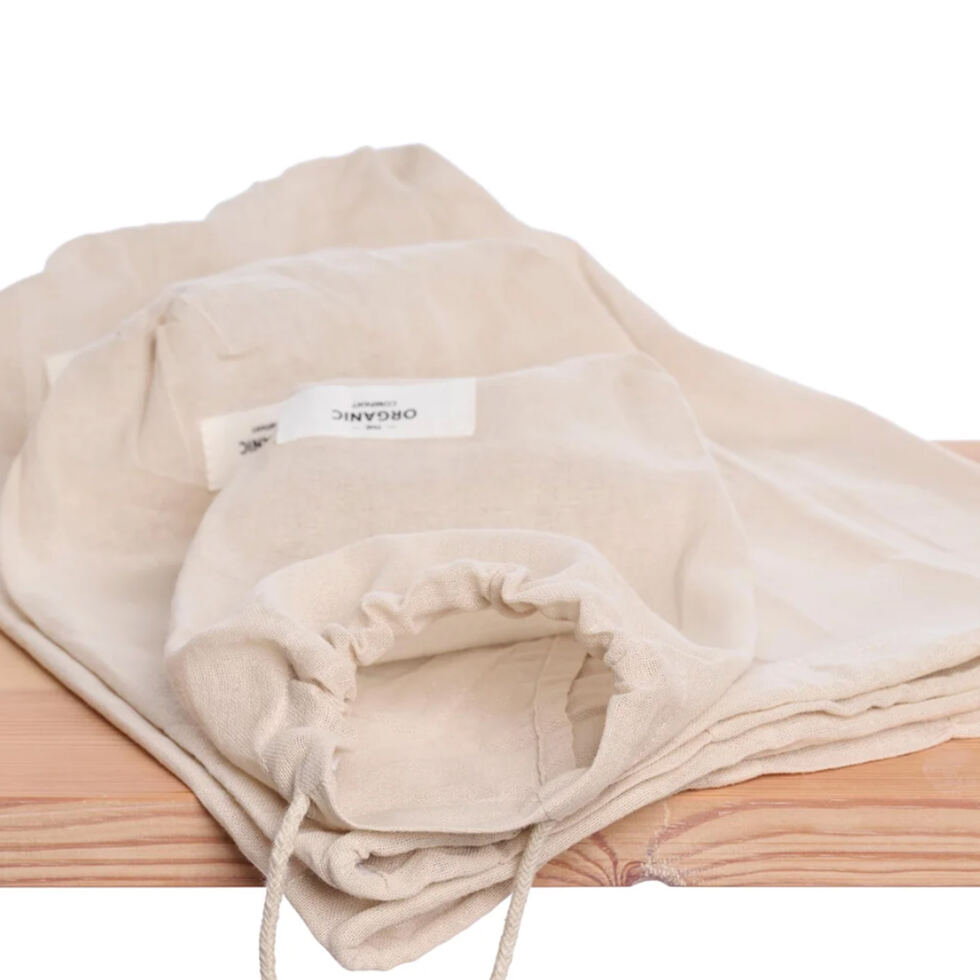 Stoffbeutel Food 
3er Set, beige 