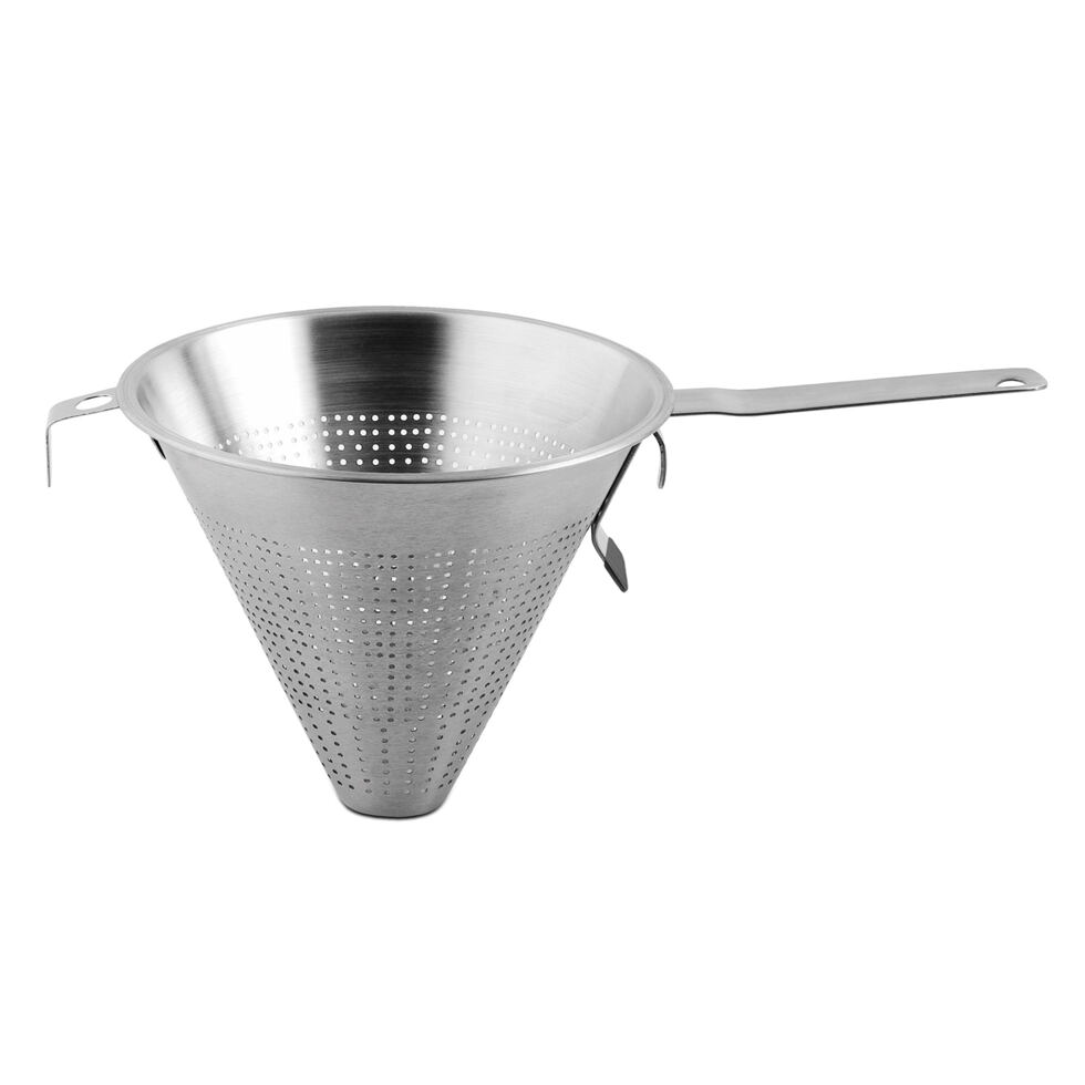 Spitz-Sieb gelocht
18.0 cm Spitz-Sieb gelocht
18.0 cm