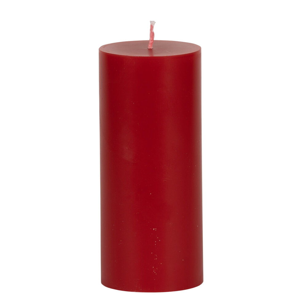 Zylinderkerze 18 cm
rot 