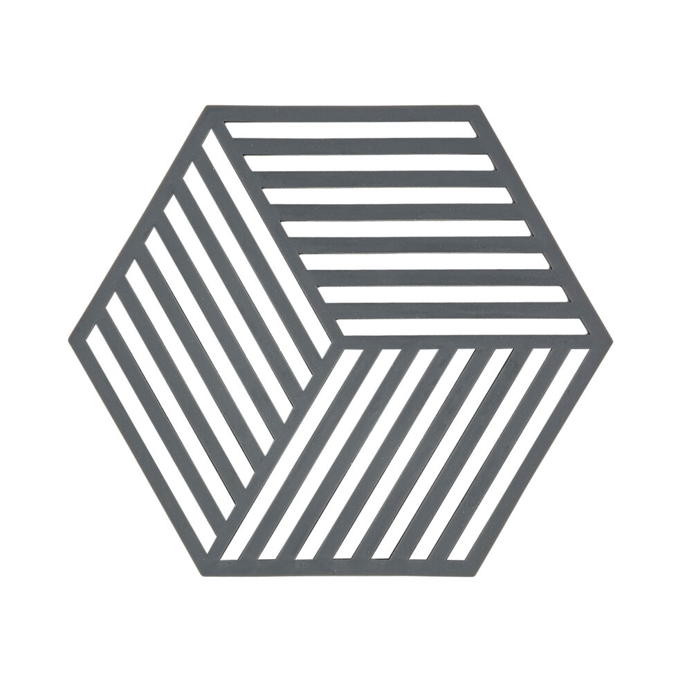 Untersatz Hexagon
grau 
