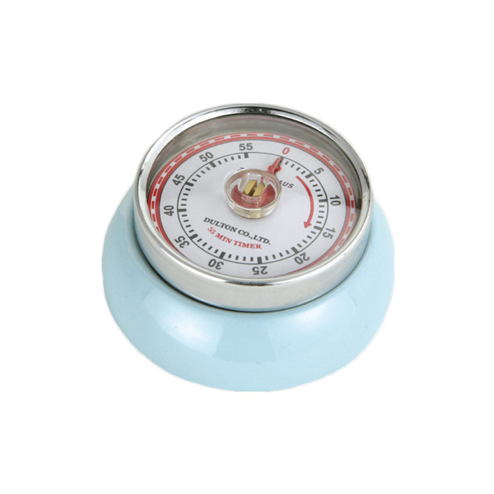 Timer Retro hellblau 