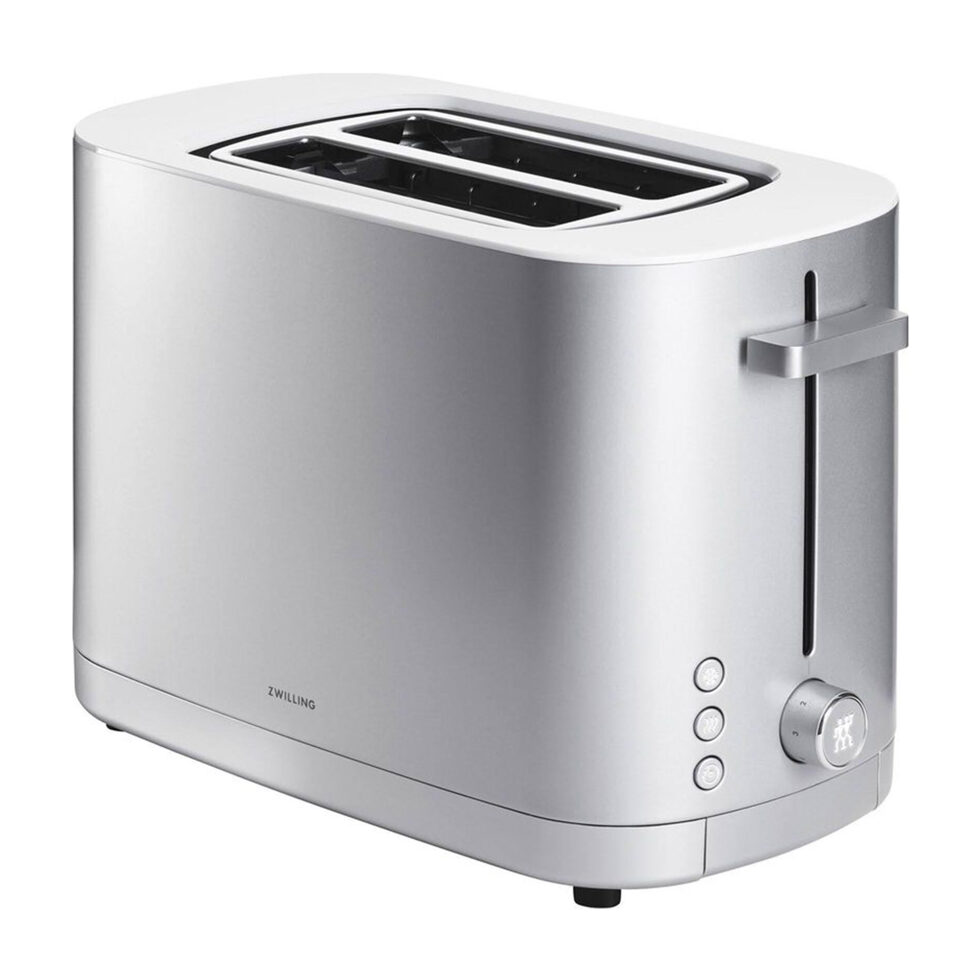 Toaster 2x1
weiss / silber 