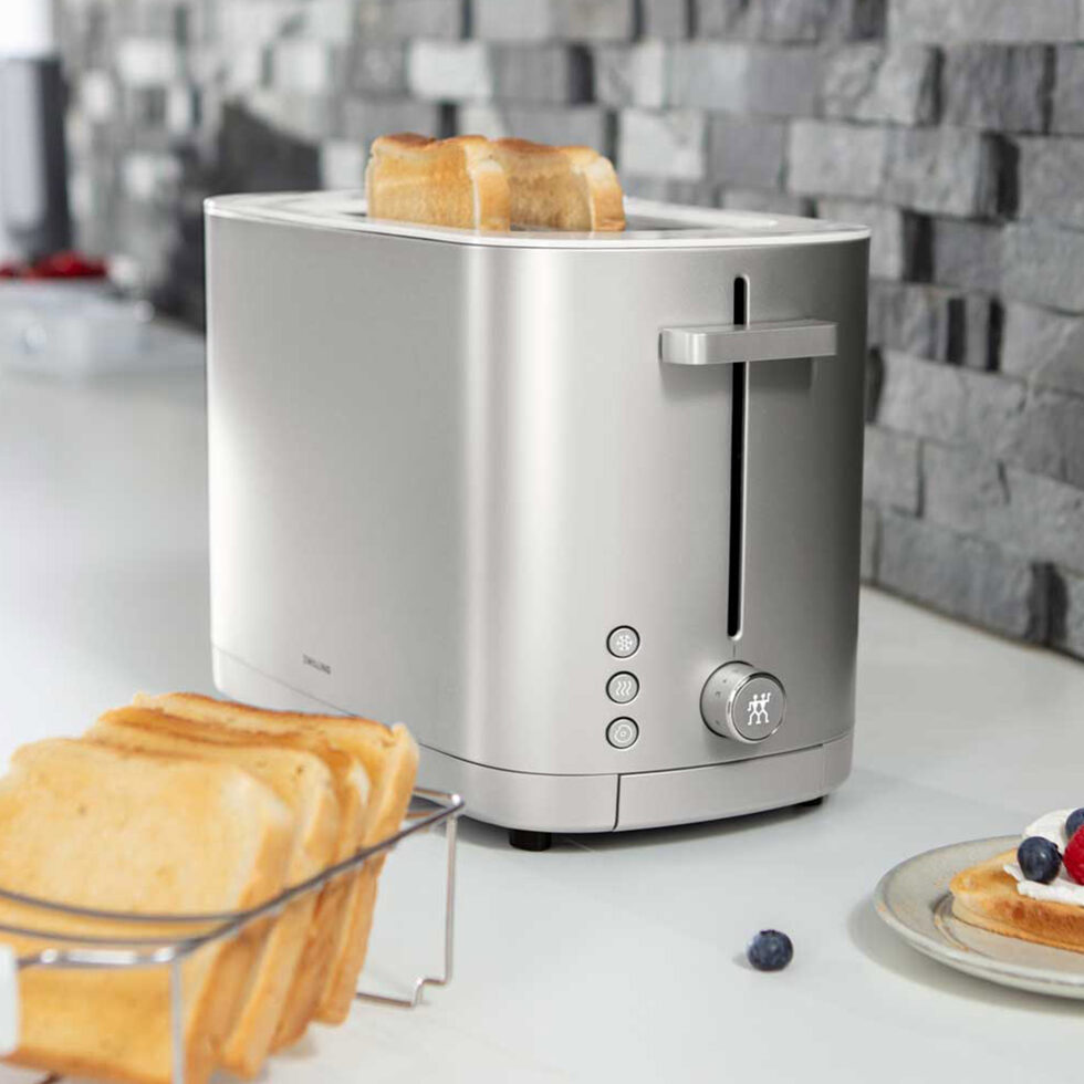 Toaster 2x1
weiss / silber 